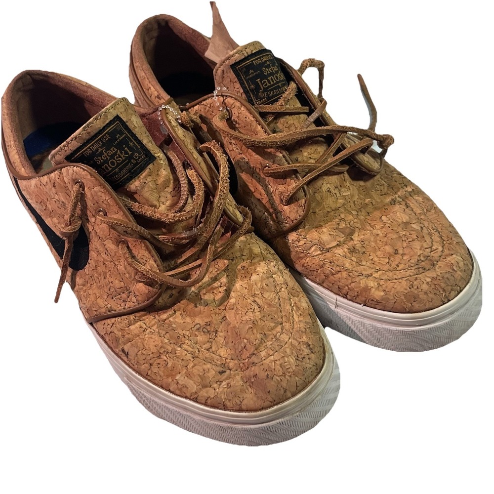 DS‎ NIKE 2015 STEFAN JANOSKI ELITE SB 725074 201 CORK / LEATHER LACES M Size 8